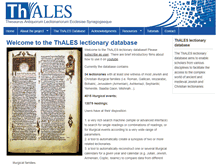 Tablet Screenshot of lectionary.eu